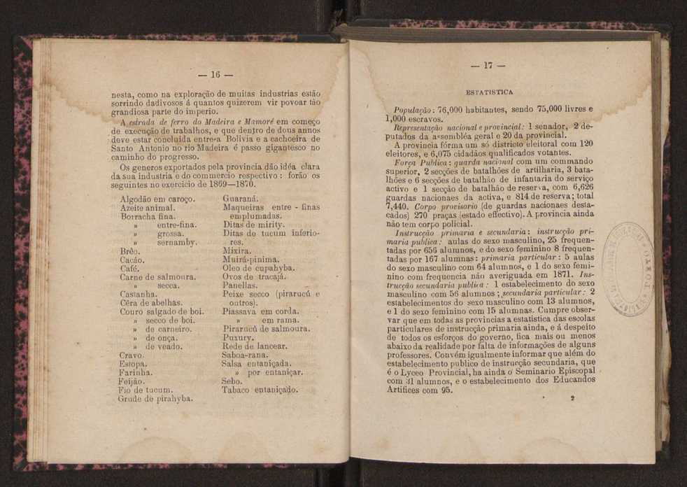 Noes de corographia do Brasil : [Provincias e municipio da corte do Imperio do Brazil] 12