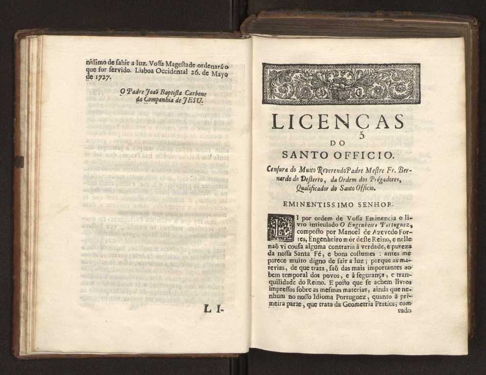 O engenheiro portuguez: dividido em dous tratados. Tomo primeiro ... [- segundo] ... obra moderna, e de grande utilidade para os engenheiros, e mais officiaes militares composta por Manoel de Azevedo Fortes, ... Vol. 1 15