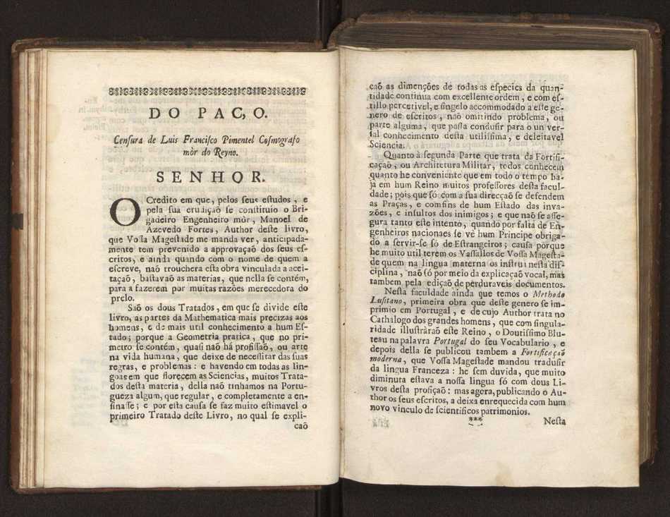 O engenheiro portuguez: dividido em dous tratados. Tomo primeiro ... [- segundo] ... obra moderna, e de grande utilidade para os engenheiros, e mais officiaes militares composta por Manoel de Azevedo Fortes, ... Vol. 1 19