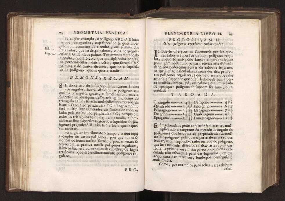 O engenheiro portuguez: dividido em dous tratados. Tomo primeiro ... [- segundo] ... obra moderna, e de grande utilidade para os engenheiros, e mais officiaes militares composta por Manoel de Azevedo Fortes, ... Vol. 1 82