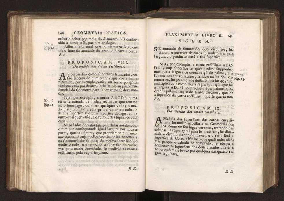O engenheiro portuguez: dividido em dous tratados. Tomo primeiro ... [- segundo] ... obra moderna, e de grande utilidade para os engenheiros, e mais officiaes militares composta por Manoel de Azevedo Fortes, ... Vol. 1 105
