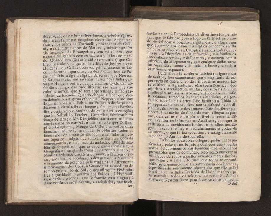 Origem antiga da fysica moderna : em que se v pelos discursos de diversas cartas o que a Fysica moderna tem de comum com a antiga ; o grau de perfeio da Fysica moderna sobre a antiga e os meios que tem levado a Fysica a este gro de perfeio. Vol. 1 7