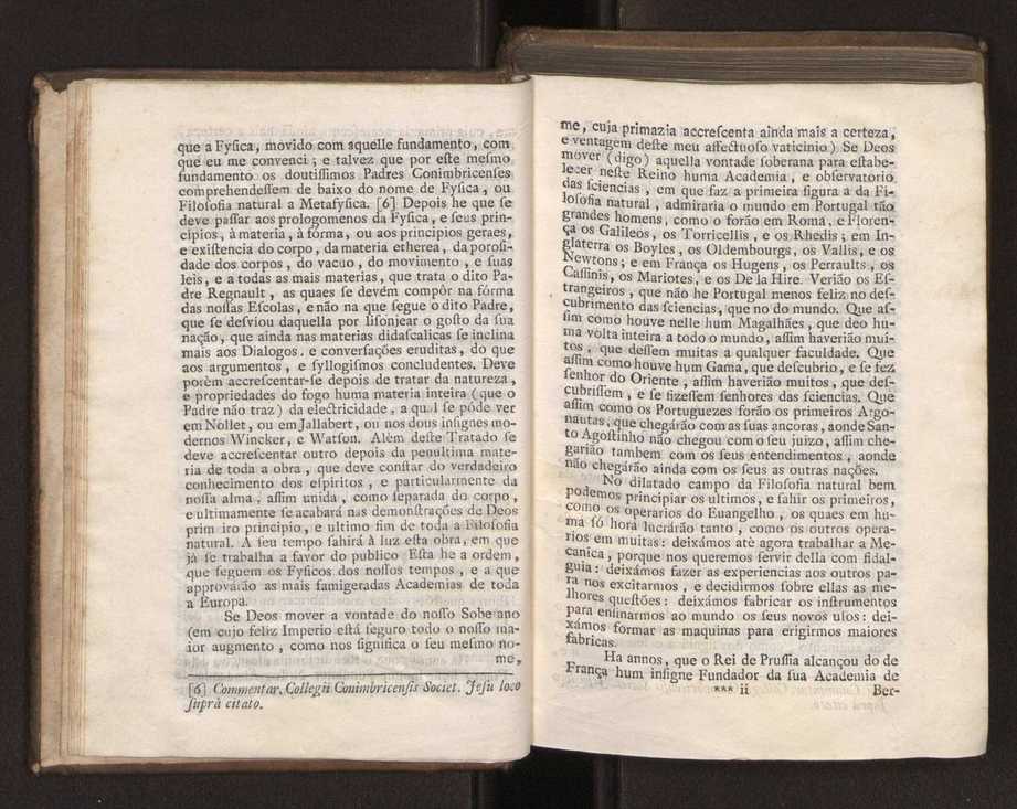 Origem antiga da fysica moderna : em que se v pelos discursos de diversas cartas o que a Fysica moderna tem de comum com a antiga ; o grau de perfeio da Fysica moderna sobre a antiga e os meios que tem levado a Fysica a este gro de perfeio. Vol. 1 12