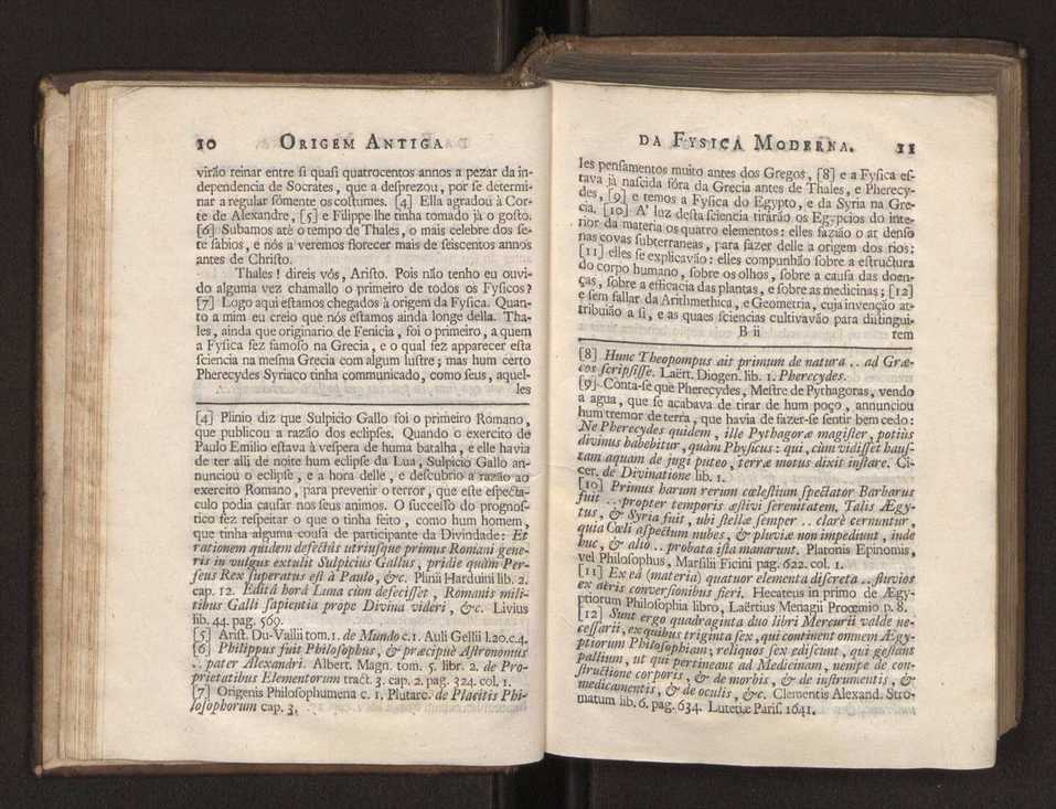 Origem antiga da fysica moderna : em que se v pelos discursos de diversas cartas o que a Fysica moderna tem de comum com a antiga ; o grau de perfeio da Fysica moderna sobre a antiga e os meios que tem levado a Fysica a este gro de perfeio. Vol. 1 24