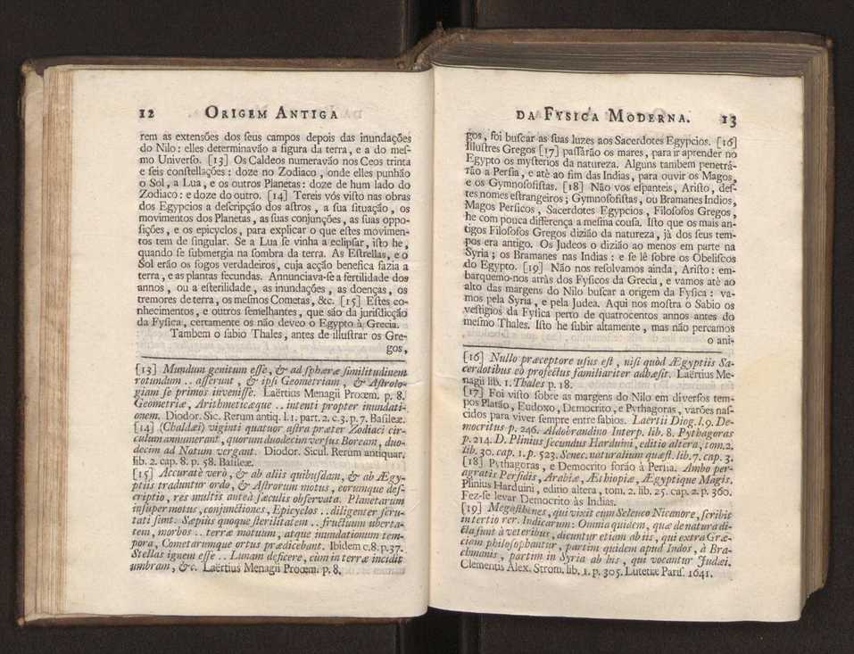 Origem antiga da fysica moderna : em que se v� pelos discursos de diversas cartas o que a Fysica moderna tem de comum com a antiga ; o grau de perfei��o da Fysica moderna sobre a antiga e os meios que tem levado a Fysica a este gr�o de perfei��o. Vol. 1 25