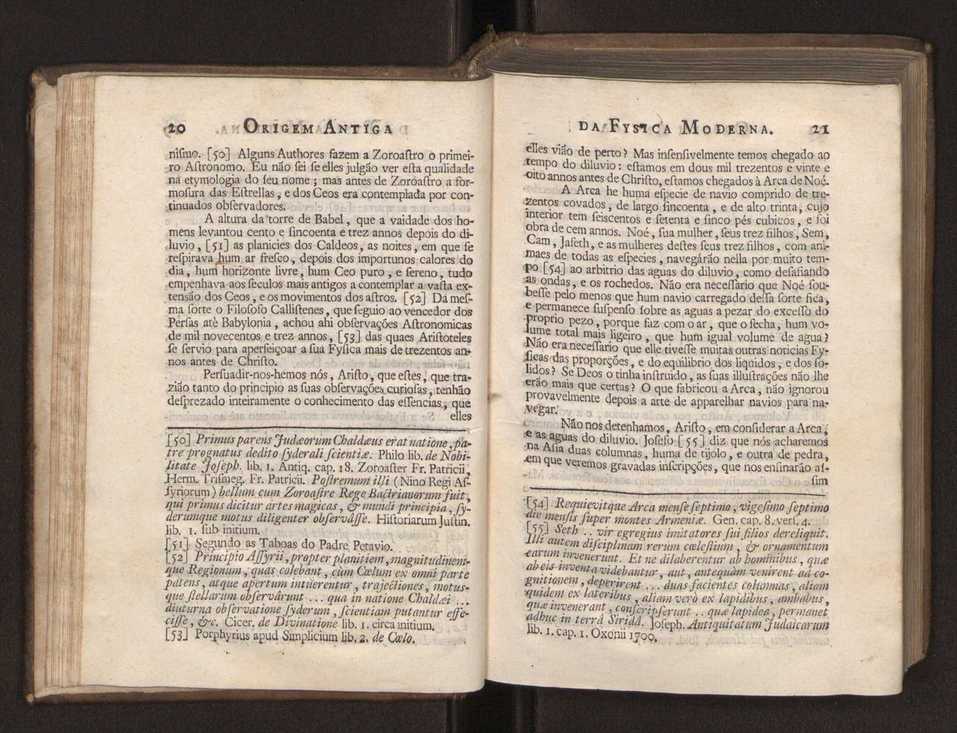 Origem antiga da fysica moderna : em que se v pelos discursos de diversas cartas o que a Fysica moderna tem de comum com a antiga ; o grau de perfeio da Fysica moderna sobre a antiga e os meios que tem levado a Fysica a este gro de perfeio. Vol. 1 29