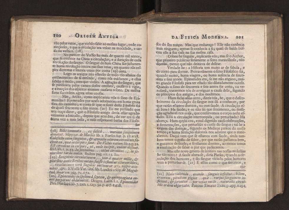 Origem antiga da fysica moderna : em que se v pelos discursos de diversas cartas o que a Fysica moderna tem de comum com a antiga ; o grau de perfeio da Fysica moderna sobre a antiga e os meios que tem levado a Fysica a este gro de perfeio. Vol. 1 69
