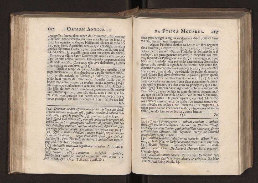 Origem antiga da fysica moderna : em que se v pelos discursos de diversas cartas o que a Fysica moderna tem de comum com a antiga ; o grau de perfeio da Fysica moderna sobre a antiga e os meios que tem levado a Fysica a este gro de perfeio. Vol. 1 80