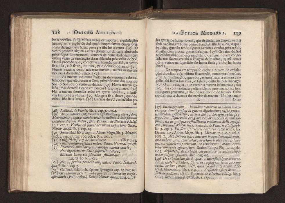 Origem antiga da fysica moderna : em que se v pelos discursos de diversas cartas o que a Fysica moderna tem de comum com a antiga ; o grau de perfeio da Fysica moderna sobre a antiga e os meios que tem levado a Fysica a este gro de perfeio. Vol. 1 83