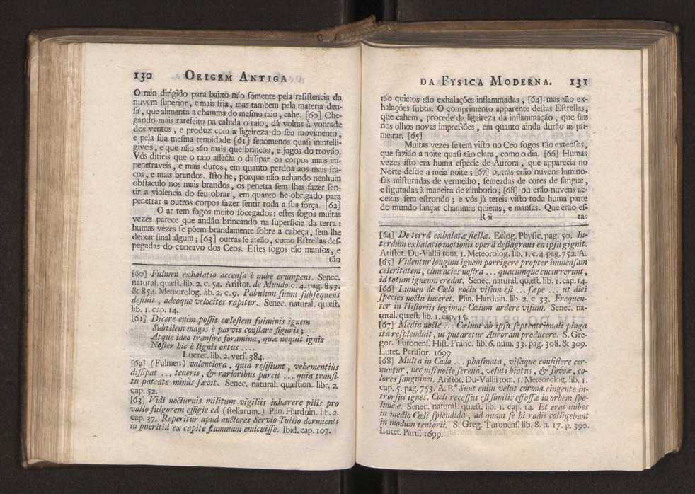 Origem antiga da fysica moderna : em que se v pelos discursos de diversas cartas o que a Fysica moderna tem de comum com a antiga ; o grau de perfeio da Fysica moderna sobre a antiga e os meios que tem levado a Fysica a este gro de perfeio. Vol. 1 84