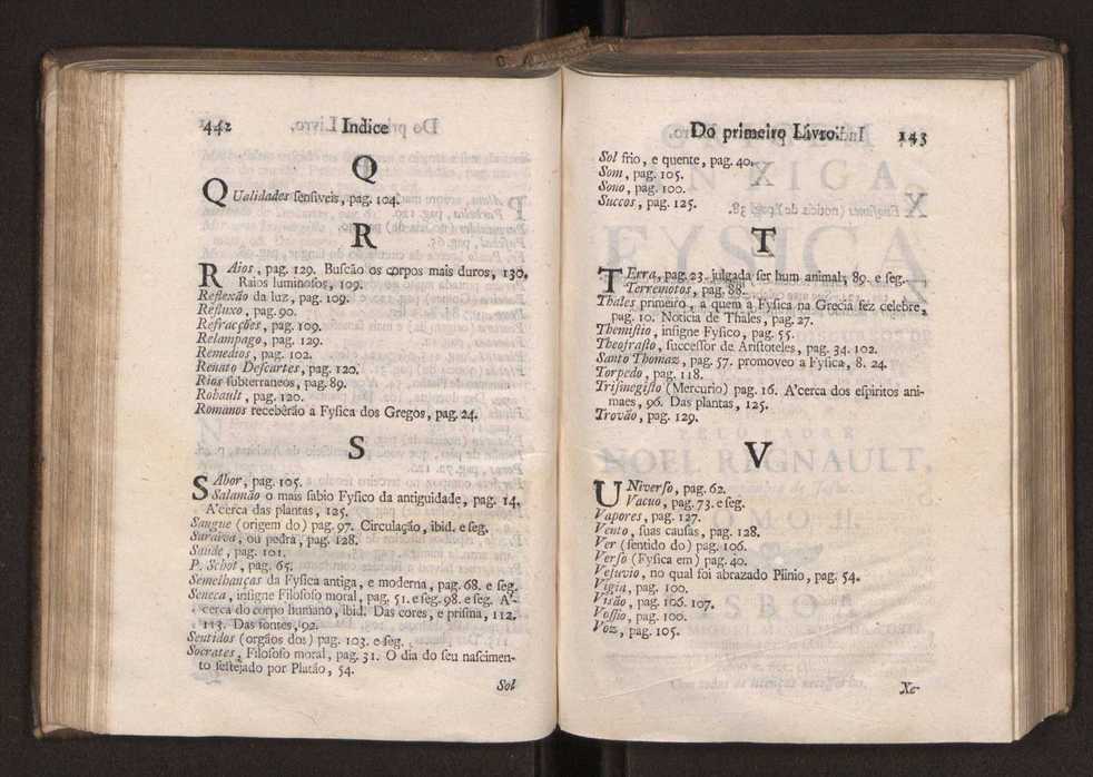 Origem antiga da fysica moderna : em que se v pelos discursos de diversas cartas o que a Fysica moderna tem de comum com a antiga ; o grau de perfeio da Fysica moderna sobre a antiga e os meios que tem levado a Fysica a este gro de perfeio. Vol. 1 90