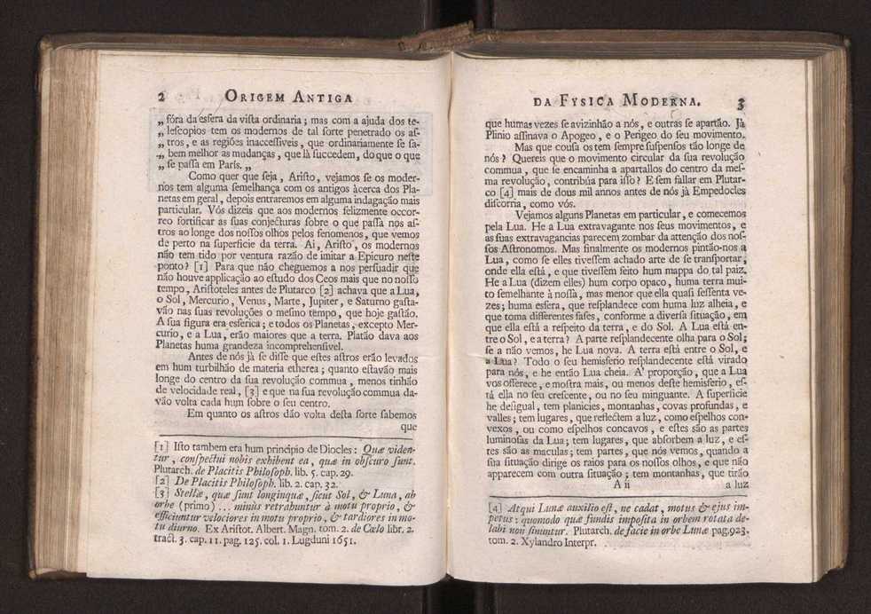 Origem antiga da fysica moderna : em que se v pelos discursos de diversas cartas o que a Fysica moderna tem de comum com a antiga ; o grau de perfeio da Fysica moderna sobre a antiga e os meios que tem levado a Fysica a este gro de perfeio. Vol. 2 4