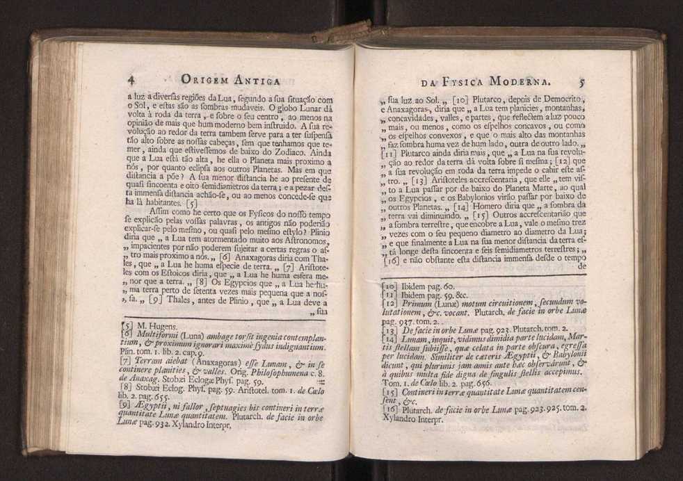 Origem antiga da fysica moderna : em que se v pelos discursos de diversas cartas o que a Fysica moderna tem de comum com a antiga ; o grau de perfeio da Fysica moderna sobre a antiga e os meios que tem levado a Fysica a este gro de perfeio. Vol. 2 5