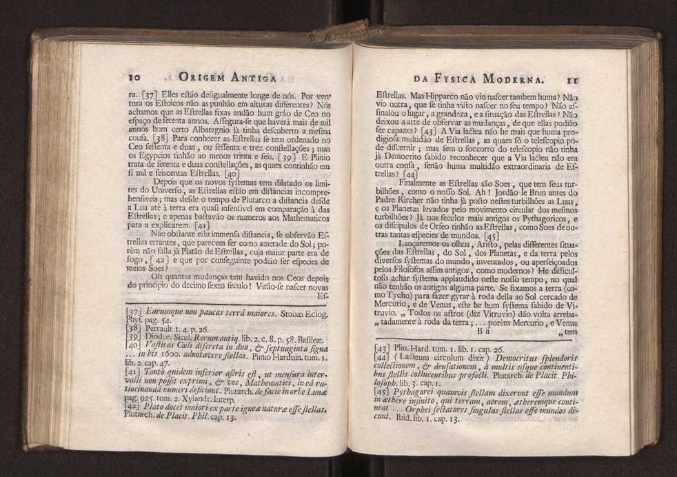 Origem antiga da fysica moderna : em que se v pelos discursos de diversas cartas o que a Fysica moderna tem de comum com a antiga ; o grau de perfeio da Fysica moderna sobre a antiga e os meios que tem levado a Fysica a este gro de perfeio. Vol. 2 8