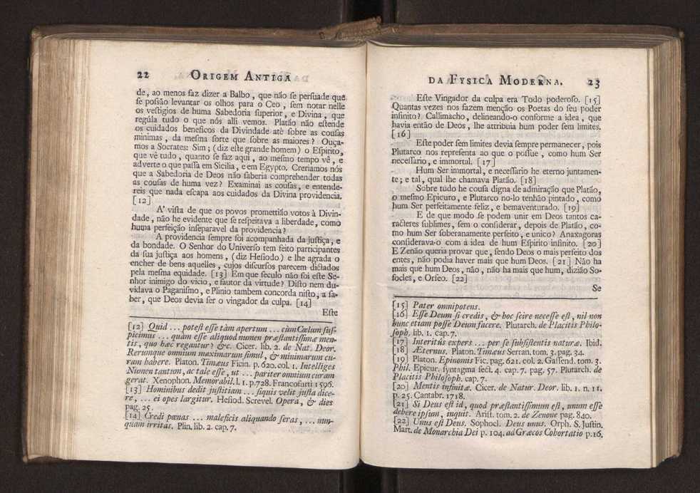 Origem antiga da fysica moderna : em que se v pelos discursos de diversas cartas o que a Fysica moderna tem de comum com a antiga ; o grau de perfeio da Fysica moderna sobre a antiga e os meios que tem levado a Fysica a este gro de perfeio. Vol. 2 14