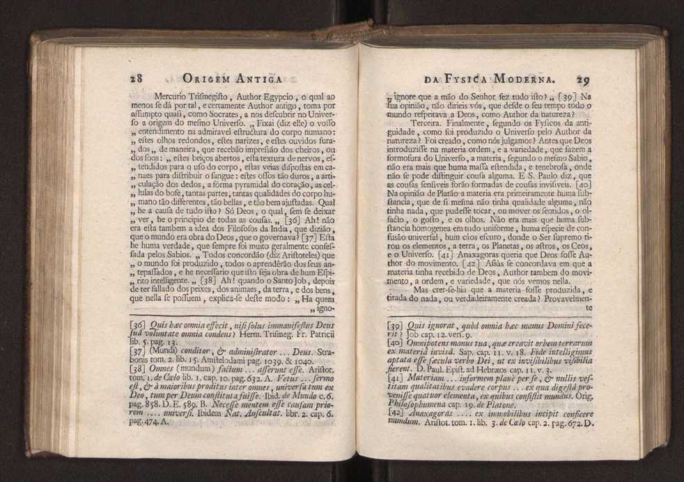 Origem antiga da fysica moderna : em que se v pelos discursos de diversas cartas o que a Fysica moderna tem de comum com a antiga ; o grau de perfeio da Fysica moderna sobre a antiga e os meios que tem levado a Fysica a este gro de perfeio. Vol. 2 17