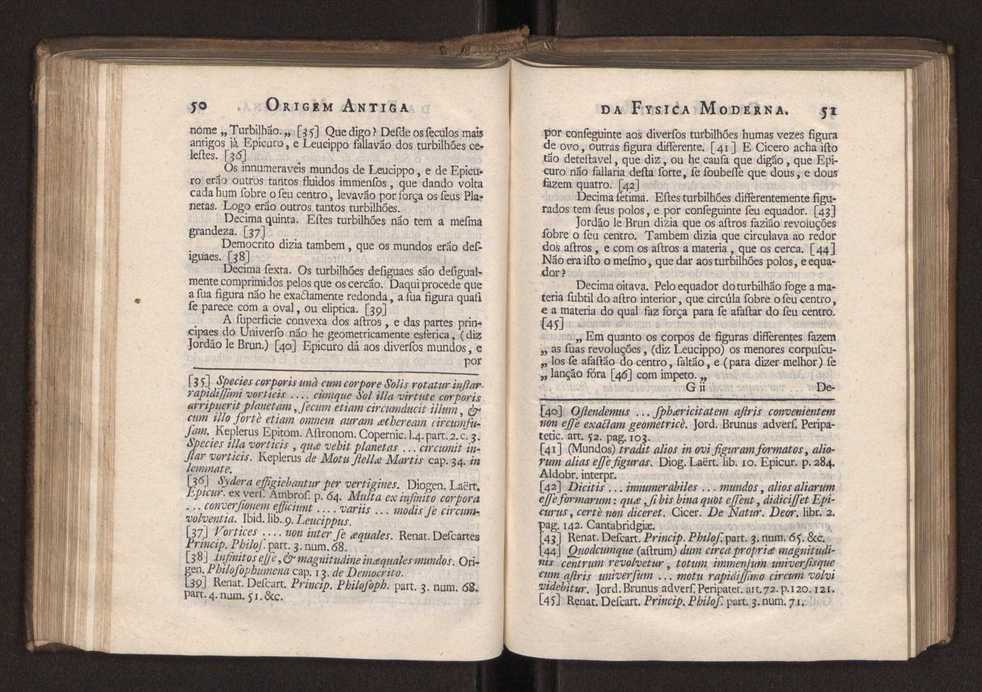 Origem antiga da fysica moderna : em que se v pelos discursos de diversas cartas o que a Fysica moderna tem de comum com a antiga ; o grau de perfeio da Fysica moderna sobre a antiga e os meios que tem levado a Fysica a este gro de perfeio. Vol. 2 28