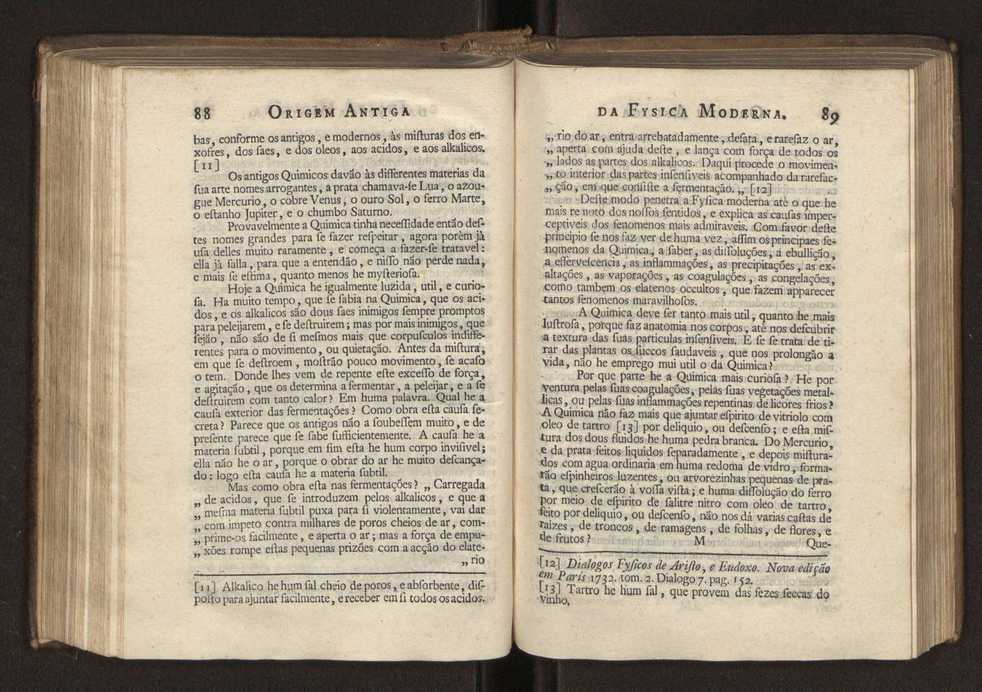 Origem antiga da fysica moderna : em que se v pelos discursos de diversas cartas o que a Fysica moderna tem de comum com a antiga ; o grau de perfeio da Fysica moderna sobre a antiga e os meios que tem levado a Fysica a este gro de perfeio. Vol. 2 47