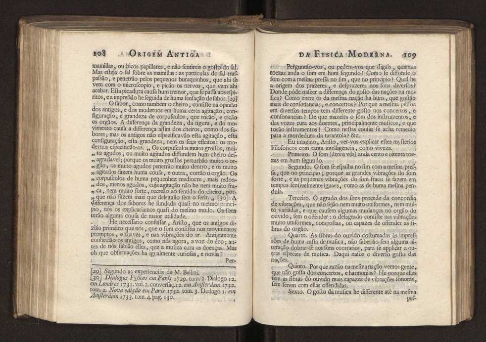 Origem antiga da fysica moderna : em que se v pelos discursos de diversas cartas o que a Fysica moderna tem de comum com a antiga ; o grau de perfeio da Fysica moderna sobre a antiga e os meios que tem levado a Fysica a este gro de perfeio. Vol. 2 57