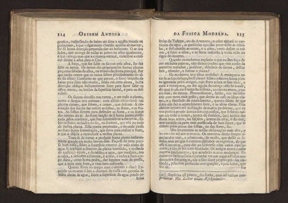 Origem antiga da fysica moderna : em que se v pelos discursos de diversas cartas o que a Fysica moderna tem de comum com a antiga ; o grau de perfeio da Fysica moderna sobre a antiga e os meios que tem levado a Fysica a este gro de perfeio. Vol. 2 65