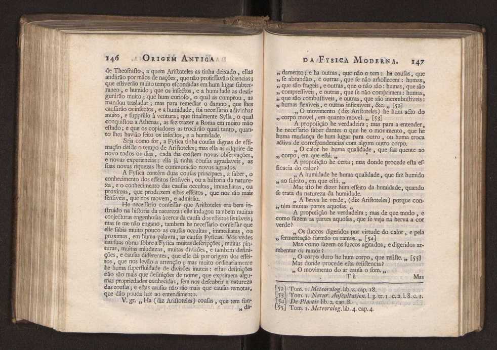 Origem antiga da fysica moderna : em que se v pelos discursos de diversas cartas o que a Fysica moderna tem de comum com a antiga ; o grau de perfeio da Fysica moderna sobre a antiga e os meios que tem levado a Fysica a este gro de perfeio. Vol. 2 76