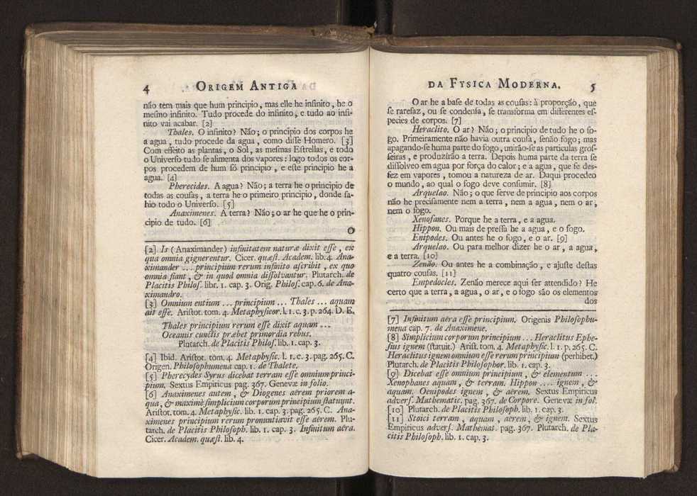 Origem antiga da fysica moderna : em que se v pelos discursos de diversas cartas o que a Fysica moderna tem de comum com a antiga ; o grau de perfeio da Fysica moderna sobre a antiga e os meios que tem levado a Fysica a este gro de perfeio. Vol. 3 7