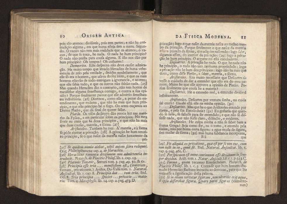 Origem antiga da fysica moderna : em que se v pelos discursos de diversas cartas o que a Fysica moderna tem de comum com a antiga ; o grau de perfeio da Fysica moderna sobre a antiga e os meios que tem levado a Fysica a este gro de perfeio. Vol. 3 10