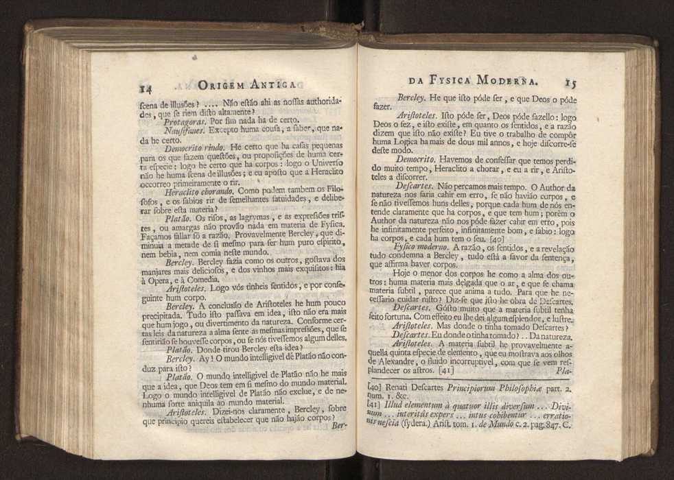 Origem antiga da fysica moderna : em que se v pelos discursos de diversas cartas o que a Fysica moderna tem de comum com a antiga ; o grau de perfeio da Fysica moderna sobre a antiga e os meios que tem levado a Fysica a este gro de perfeio. Vol. 3 12