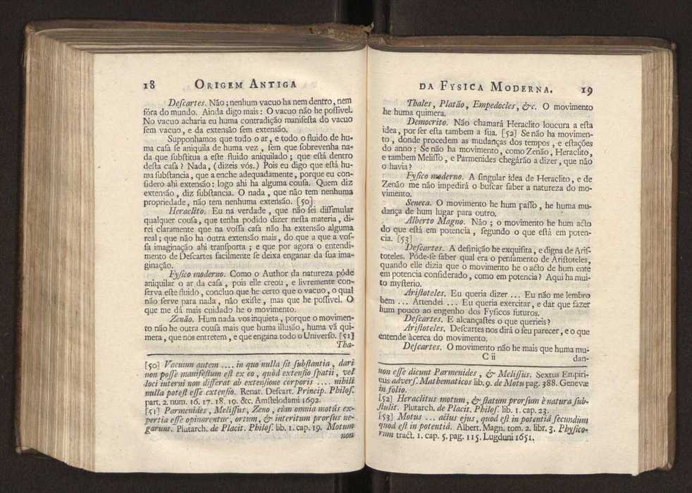 Origem antiga da fysica moderna : em que se v pelos discursos de diversas cartas o que a Fysica moderna tem de comum com a antiga ; o grau de perfeio da Fysica moderna sobre a antiga e os meios que tem levado a Fysica a este gro de perfeio. Vol. 3 14