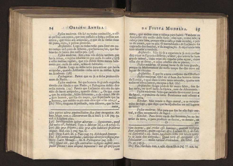 Origem antiga da fysica moderna : em que se v pelos discursos de diversas cartas o que a Fysica moderna tem de comum com a antiga ; o grau de perfeio da Fysica moderna sobre a antiga e os meios que tem levado a Fysica a este gro de perfeio. Vol. 3 17