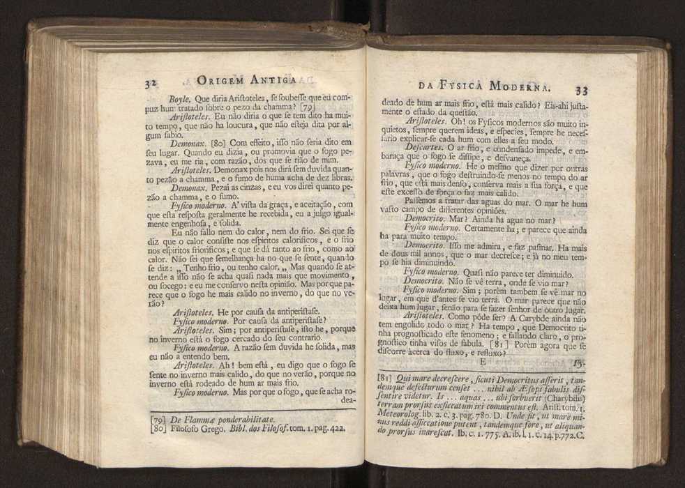 Origem antiga da fysica moderna : em que se v pelos discursos de diversas cartas o que a Fysica moderna tem de comum com a antiga ; o grau de perfeio da Fysica moderna sobre a antiga e os meios que tem levado a Fysica a este gro de perfeio. Vol. 3 21