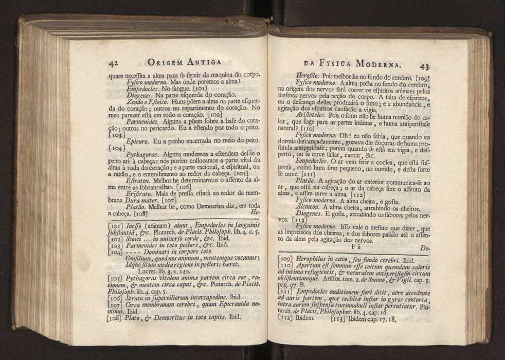 Origem antiga da fysica moderna : em que se v pelos discursos de diversas cartas o que a Fysica moderna tem de comum com a antiga ; o grau de perfeio da Fysica moderna sobre a antiga e os meios que tem levado a Fysica a este gro de perfeio. Vol. 3 26