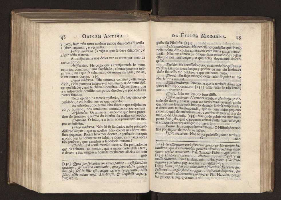 Origem antiga da fysica moderna : em que se v pelos discursos de diversas cartas o que a Fysica moderna tem de comum com a antiga ; o grau de perfeio da Fysica moderna sobre a antiga e os meios que tem levado a Fysica a este gro de perfeio. Vol. 3 29