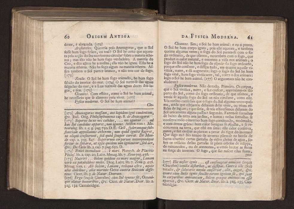 Origem antiga da fysica moderna : em que se v pelos discursos de diversas cartas o que a Fysica moderna tem de comum com a antiga ; o grau de perfeio da Fysica moderna sobre a antiga e os meios que tem levado a Fysica a este gro de perfeio. Vol. 3 35