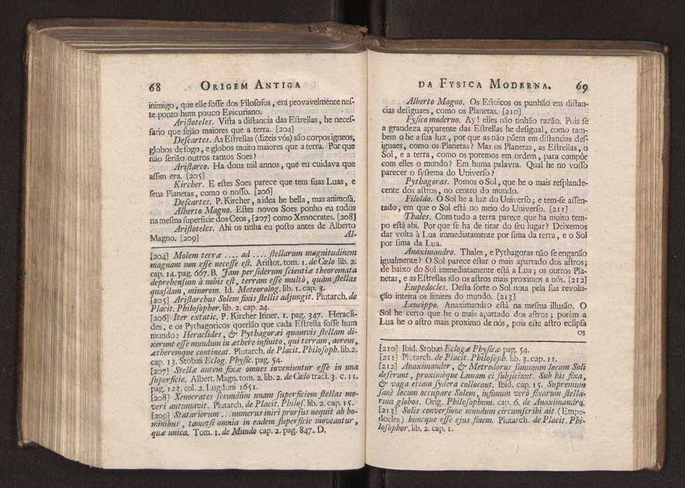 Origem antiga da fysica moderna : em que se v pelos discursos de diversas cartas o que a Fysica moderna tem de comum com a antiga ; o grau de perfeio da Fysica moderna sobre a antiga e os meios que tem levado a Fysica a este gro de perfeio. Vol. 3 39