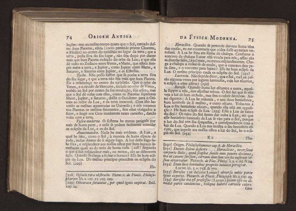 Origem antiga da fysica moderna : em que se v pelos discursos de diversas cartas o que a Fysica moderna tem de comum com a antiga ; o grau de perfeio da Fysica moderna sobre a antiga e os meios que tem levado a Fysica a este gro de perfeio. Vol. 3 42
