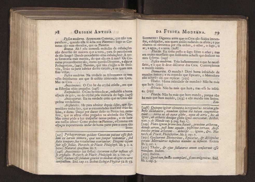Origem antiga da fysica moderna : em que se v pelos discursos de diversas cartas o que a Fysica moderna tem de comum com a antiga ; o grau de perfeio da Fysica moderna sobre a antiga e os meios que tem levado a Fysica a este gro de perfeio. Vol. 3 44
