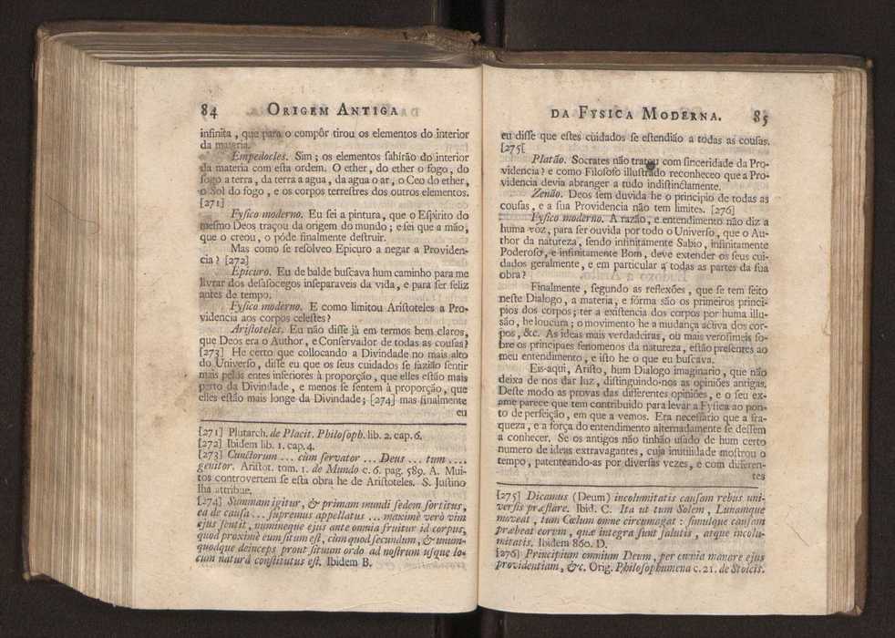 Origem antiga da fysica moderna : em que se v pelos discursos de diversas cartas o que a Fysica moderna tem de comum com a antiga ; o grau de perfeio da Fysica moderna sobre a antiga e os meios que tem levado a Fysica a este gro de perfeio. Vol. 3 47
