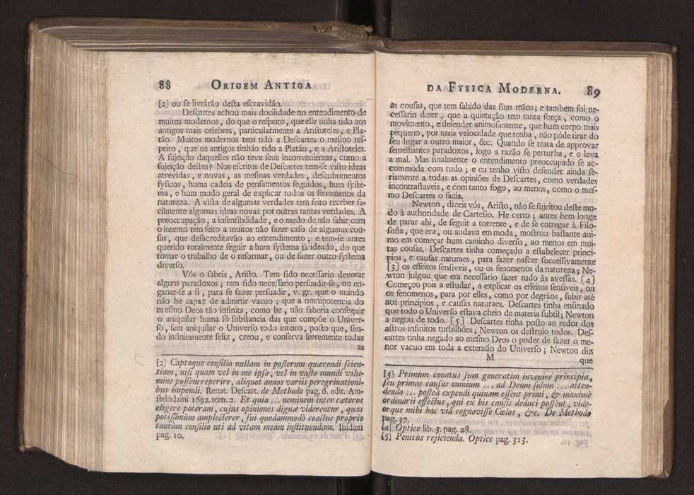 Origem antiga da fysica moderna : em que se v pelos discursos de diversas cartas o que a Fysica moderna tem de comum com a antiga ; o grau de perfeio da Fysica moderna sobre a antiga e os meios que tem levado a Fysica a este gro de perfeio. Vol. 3 49