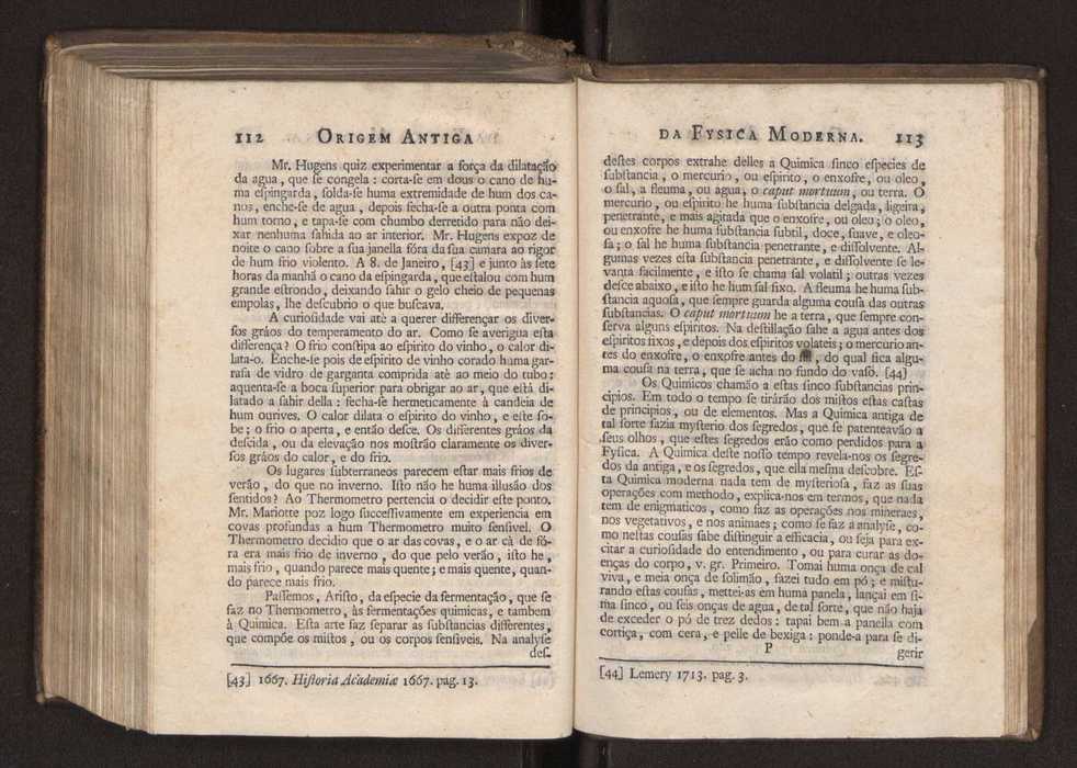 Origem antiga da fysica moderna : em que se v pelos discursos de diversas cartas o que a Fysica moderna tem de comum com a antiga ; o grau de perfeio da Fysica moderna sobre a antiga e os meios que tem levado a Fysica a este gro de perfeio. Vol. 3 61