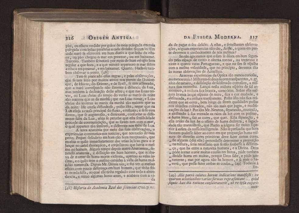 Origem antiga da fysica moderna : em que se v pelos discursos de diversas cartas o que a Fysica moderna tem de comum com a antiga ; o grau de perfeio da Fysica moderna sobre a antiga e os meios que tem levado a Fysica a este gro de perfeio. Vol. 3 63