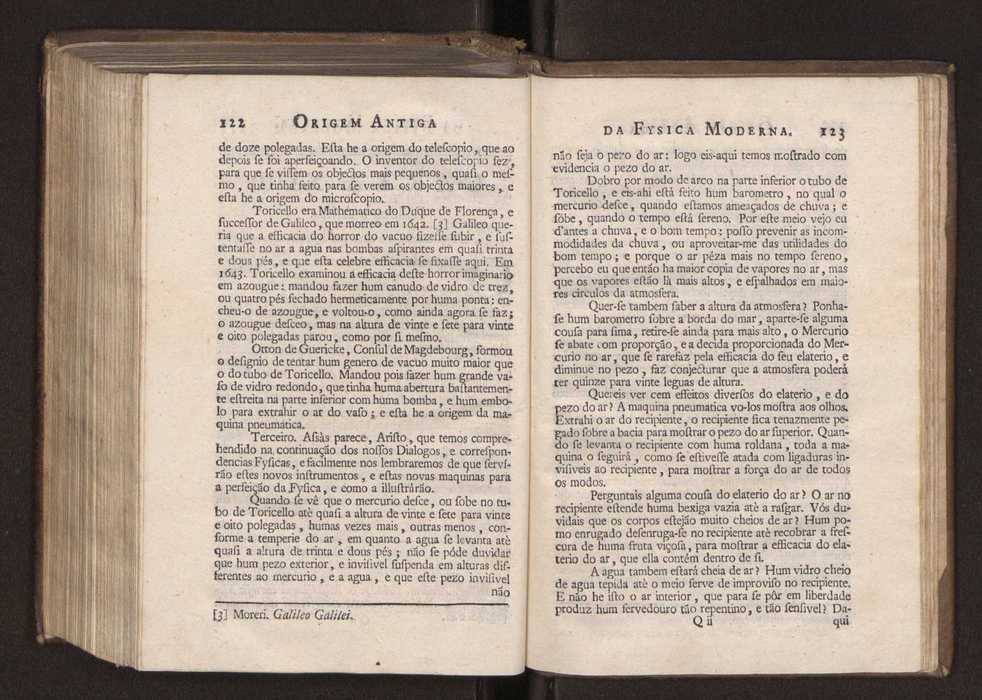 Origem antiga da fysica moderna : em que se v pelos discursos de diversas cartas o que a Fysica moderna tem de comum com a antiga ; o grau de perfeio da Fysica moderna sobre a antiga e os meios que tem levado a Fysica a este gro de perfeio. Vol. 3 66