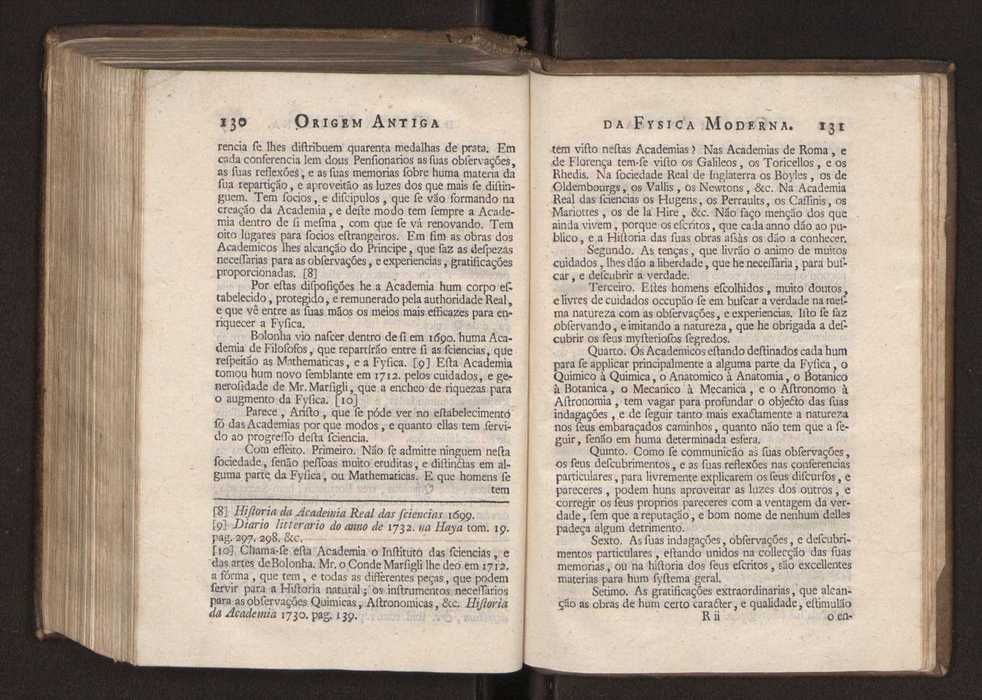 Origem antiga da fysica moderna : em que se v pelos discursos de diversas cartas o que a Fysica moderna tem de comum com a antiga ; o grau de perfeio da Fysica moderna sobre a antiga e os meios que tem levado a Fysica a este gro de perfeio. Vol. 3 70