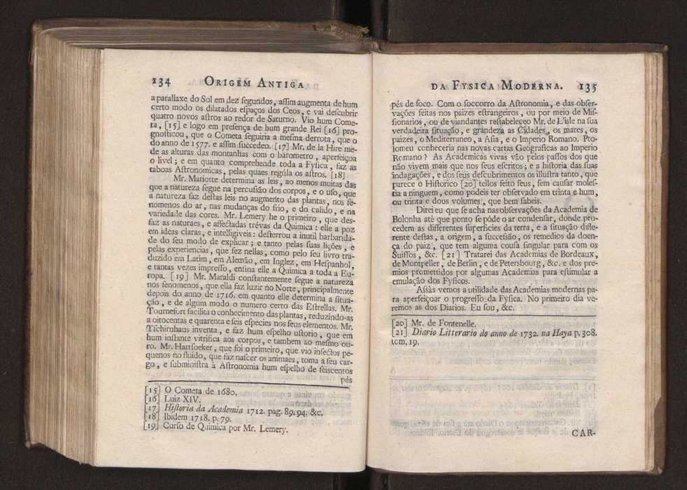 Origem antiga da fysica moderna : em que se v pelos discursos de diversas cartas o que a Fysica moderna tem de comum com a antiga ; o grau de perfeio da Fysica moderna sobre a antiga e os meios que tem levado a Fysica a este gro de perfeio. Vol. 3 72