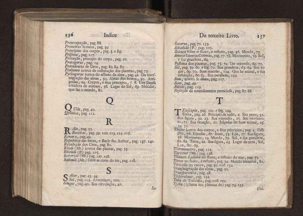 Origem antiga da fysica moderna : em que se v pelos discursos de diversas cartas o que a Fysica moderna tem de comum com a antiga ; o grau de perfeio da Fysica moderna sobre a antiga e os meios que tem levado a Fysica a este gro de perfeio. Vol. 3 83