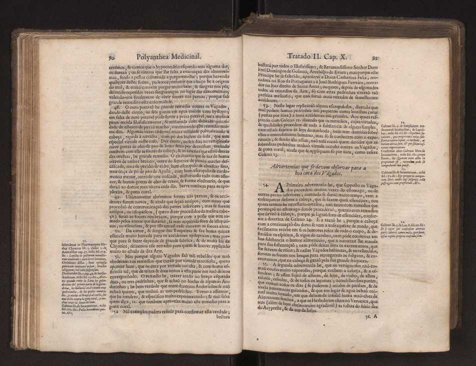 Polyanthea medicinal. Noticias galenicas, e chymicas, repartidas em tres tratados ... por Joam Curvo Semmedo ... 73