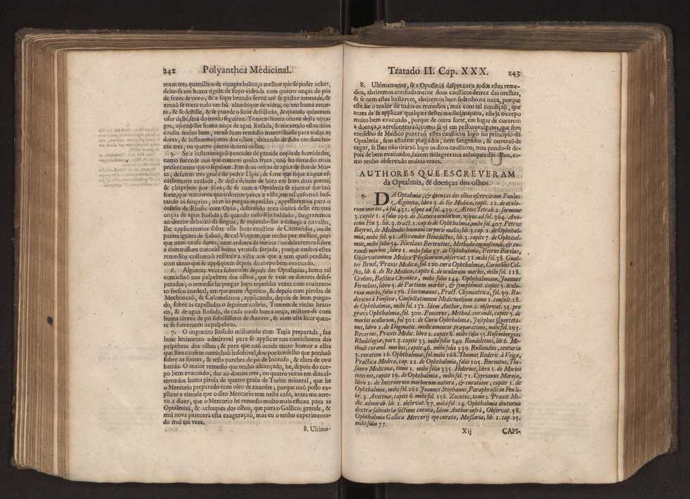 Polyanthea medicinal. Noticias galenicas, e chymicas, repartidas em tres tratados ... por Joam Curvo Semmedo ... 149