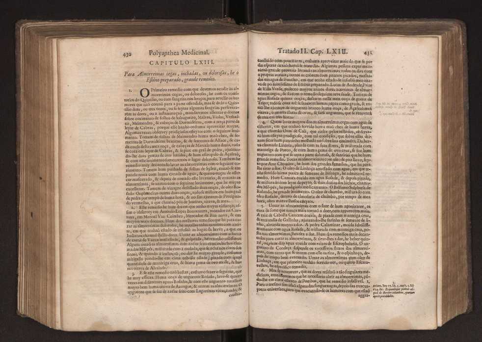 Polyanthea medicinal. Noticias galenicas, e chymicas, repartidas em tres tratados ... por Joam Curvo Semmedo ... 243