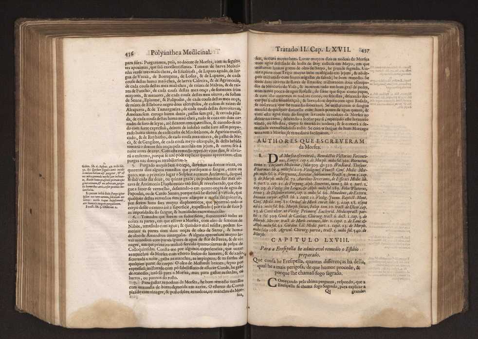 Polyanthea medicinal. Noticias galenicas, e chymicas, repartidas em tres tratados ... por Joam Curvo Semmedo ... 256