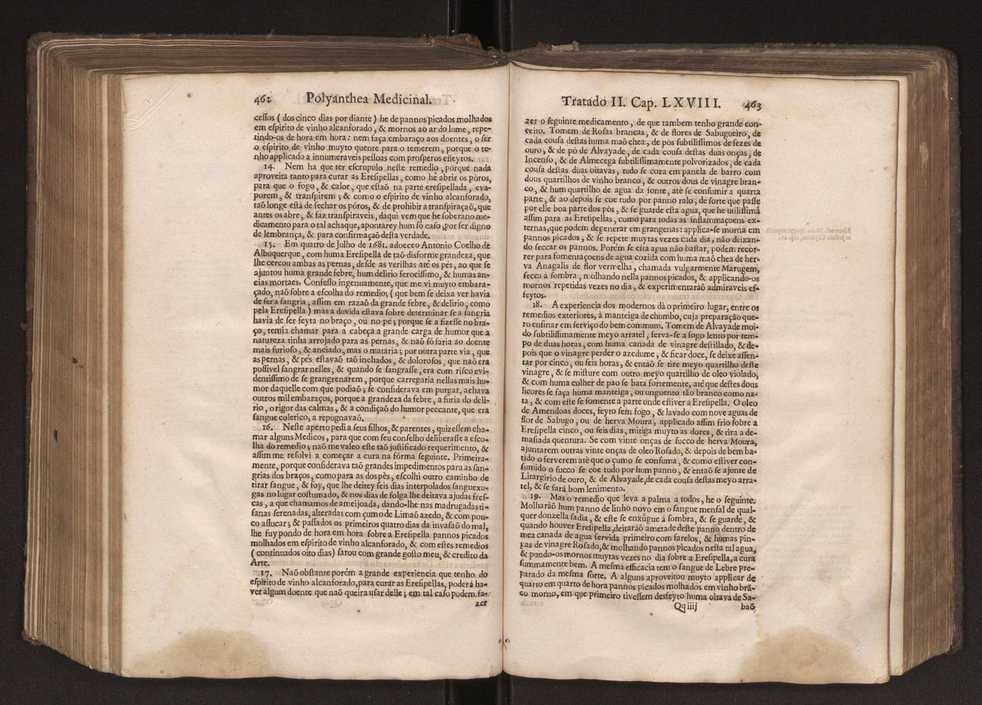 Polyanthea medicinal. Noticias galenicas, e chymicas, repartidas em tres tratados ... por Joam Curvo Semmedo ... 259